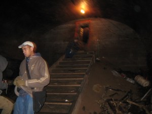 Entering the main part of the tunnel